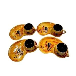 𝅺pennsbury Pottery Vintage Folk Art American Pottery 1950-1970. Set for …